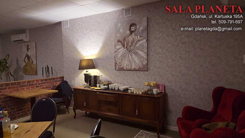 Sala Planeta – wnętrze